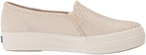 Keds Women's Triple Decker Sneaker, Natural/Silver, 9.5 | Image 5