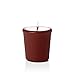 Yummi 15hr Unscented Burgundy Votive Candles - 9 per Pack