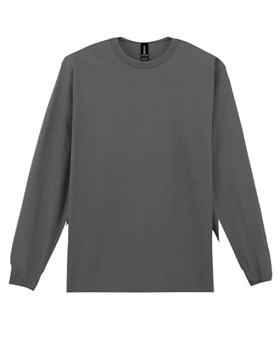 Gildan Shirt Ultra Cotton manches longues adulte tee-shirt mixte en coton épais