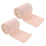 Gogogmee 2 Rollen Atmungsaktive Selbstklebende Elastische Handgelenkbandagen Hautfarben 7,5cm X 4,5m...