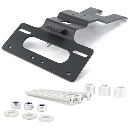 XUXRHMEAN Für Triumph Speed Twin 1200 2019–2025 Und Triumph Speed Twin 1200RS 2025 Motorrad-Kennzeichenhalter Heckschürze Kotflügel-Entferner Motorrad Nummernschildhalter(Without Reflector)