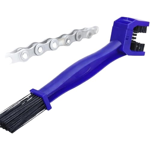 Two Wheeler Chain Cleaning Brush Tool - (Blue & Black) Bike Chain Cleaner with Dual Bristles (Pack of 1)-image-49