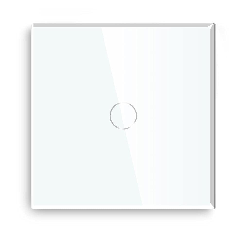 Interrupteur tactile haut de gamme avec panneau en verre cristal