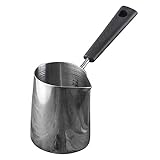 BAZEITFLOW Jarra Espumador Leche Inoxidable Resistente con Mango Ergonómico Taza de Leche para Café Accesorio Doméstico para Vaporizar y Servir