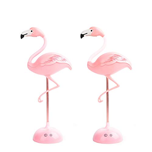 Preisvergleich Produktbild Tischlampe Flamingo Schreibtisch Lampe Touch Sensor Schalter Tischlampe USB wiederaufladbare Lesen Licht Telefon Halter Geschenke für Baby Kinder Geburtstag