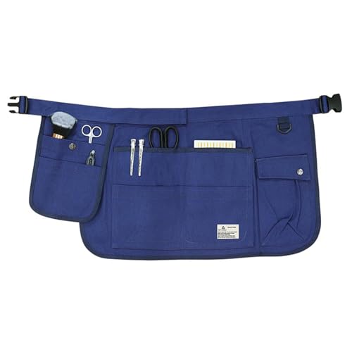 xixining エプロン ショートエプロン 前掛けエプロン カフェエプロン 腰エプロン 防塵防汚 多機能 小物収納 軽量 新式 シンプル 腰巻き防水汚れにメンズ 女性用 男女兼用 作業用 仕事用家庭用 シェフ店員 台所調理用 レストラン 喫茶店 園芸 (