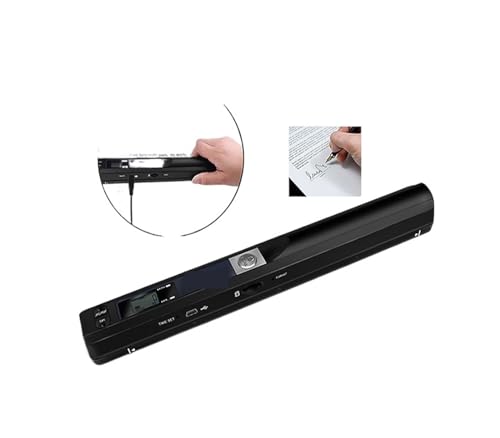 Escáner portátil, escáner de libros, Escáner de mano A4 con imagen de documentos portátil, portátil, creativo, portátil, USB 2.0 de 900DPI, compatible con formato JPG/PDF para sus documentos, facturas - imagen 2