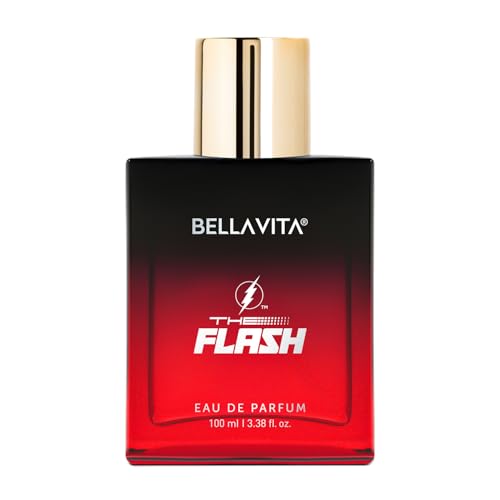 BELLAVITA The FLASH | Long Lasting EDP 100ml Perfume for Man | Lemon, Cedarwood and Musk | Premium Fragrance for Men