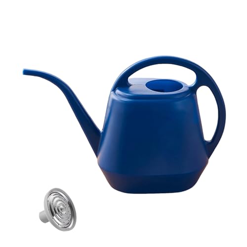 Arrosoir de 4 l avec long bec verseur, arrosoir transparent en plastique transparent, trous d'eau...