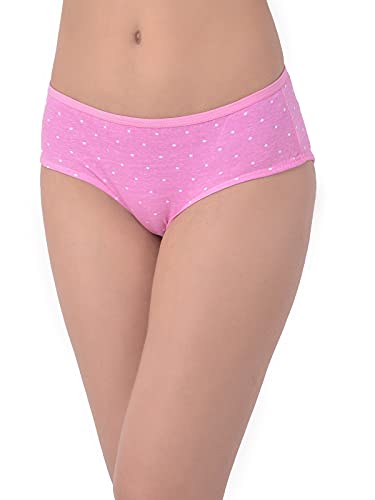 Image of Clovia Women's Cotton Mid Waist Polka Print Hipster Panty