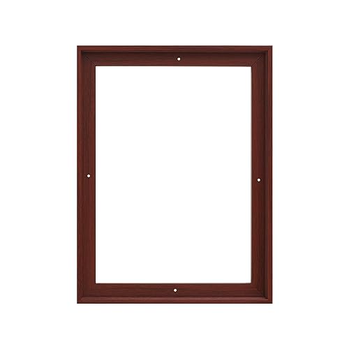 Image of Pixy Canvas Floater Frame 9x12 for 3 /4 (0.75) inch Deep Canvas Paintings /Canvas Prints /Wood Canvas Panels /Wall Art /Wall Decor /Home Decor /Artwork (Red Cherry, 9 x 12 inch, Portrait)