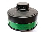 Contenedor de filtro de carbón activado completamente sellado, elemento filtrante negro reemplazable, respirador, máscara de resina de PC grande, cómodo de usar, adecuado para la mayoría de las personas.
