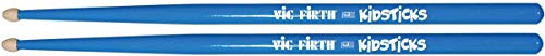 Vic FIrth - American Classic® Baquetas Kidsticks - American Hickory - Punta de madera - Azul