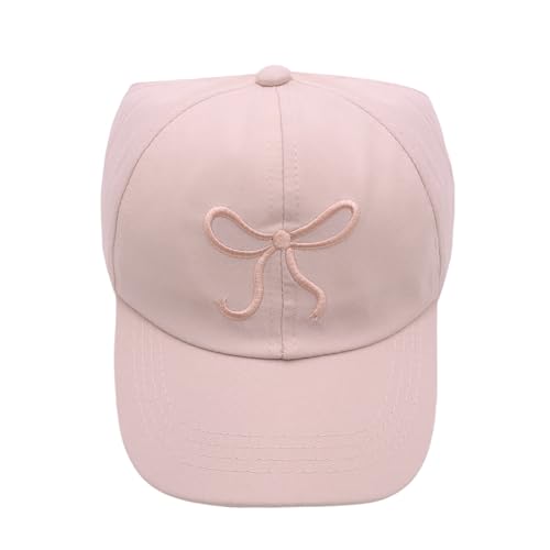 Cute Bow Baseball Cap for Kids Girls High Ponytail Sun Protection Hat Outdoor Travel Sports Caps4