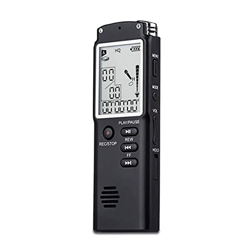 Image of DDLC Digital Mini Voice Recorders -Small Hidden Spy Super Long Storage Capacity 8GB | Date & Time Stamp | Easy to Use | Crystal Clear Sound Digital Recording Mp3 Player (LCD 8GB Voice Recorder)