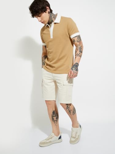 Image of Max URB N Men Colourblocked Polo T-Shirt
