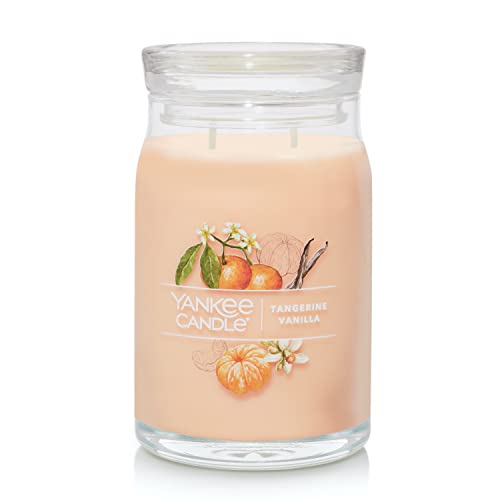 Yankee-Candle-Tangerine-Vanilla-Scented-Signature-20oz-Large-Jar-2-Wick-Candle-Over-60-Hours-of-Burn-Time Yankee Candle Tangerine Vanilla Scented Signature 20oz Large Jar 2 Wick Candle Over 60 Hours of Burn Time