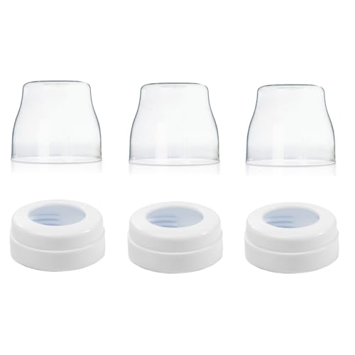 Replacement Screw Rings, Caps Compatible with Philips Avent Anti-Colic Bottles 4oz /9oz /11oz; Not for Natural Bottles ; Not Original Avent Replacement Parts (3 Pack) image 4