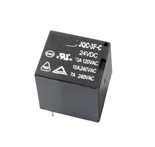 Relé de potencia JQC-3F-C 24V de 5 pines SPDT para circuitos