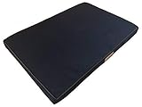 Dimensiones: 87 x 57 x 6 cm. Ellie-Bo Cama para Perros, Hecha con Espuma viscoelástica, Impermeable, para Colocar en Jaula o caseta de Perro, 91 cm, Color Negro