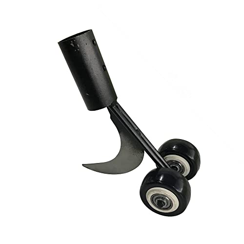 Curved Hook Weed Remover for Garden Patio Backyard Lawn Sidewalk Driveways Weeds Aluminum Alloy Manual Weeder Black