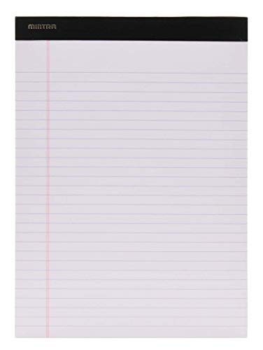 Mintra Office Legal Pads - 50 Sheets per Notepad - Micro perforated Writing Pad/Notebook Paper for School, College, Office, Work (Basic 6pk - (Pastel Set 2), 8.5in x 11in (Wide Ruled)) - Thumbnail 7