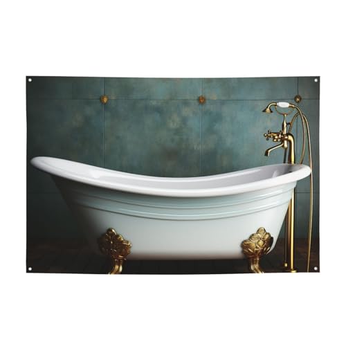 Vintage Bathtub Banner Party Decor Backdrop Banner Birthday Party Photography