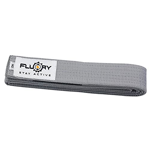 FLUORY BJJ Belt for Kids, Brazilian Jiu Jitsu Belts Made of 100% Cotton