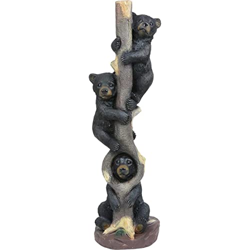 Escultura Tres Osos en Árbol Negro Forest Decor miniatura 5