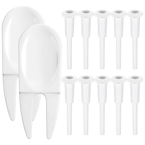 Apojgitn Lot de 12 bouchons pour ballon de gymnastique, yoga, grand fitness, gymnastique, bouchons interchangeables avec 2 extracteurs d'air amovibles pour ballons