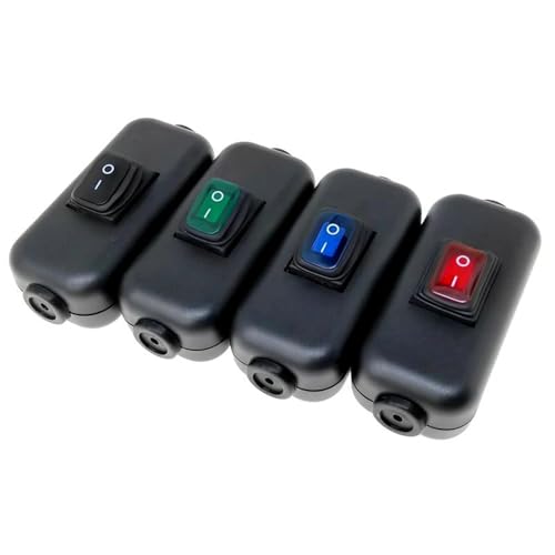 Interrupteur IP65 extérieur étanche à LED bleue pour éclairage de terrasse et garage