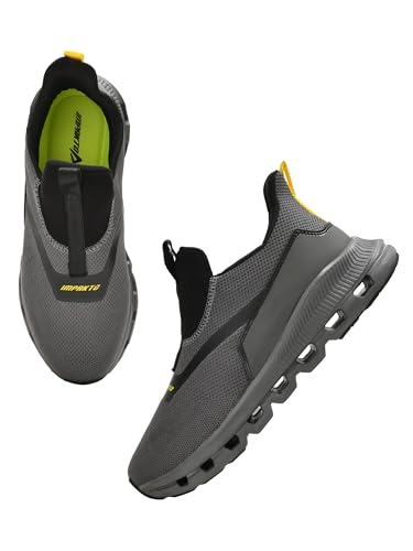 Image of Impakto Air Bounce Walking Shoes | Lightweight & Breathable Casual Shoes | Soft Cushioned Insole | Anti Skid Hexagonal Sole | Stylish Slip-in Fit System Shoes | Ideal for Walking, Gym & Casual Outing