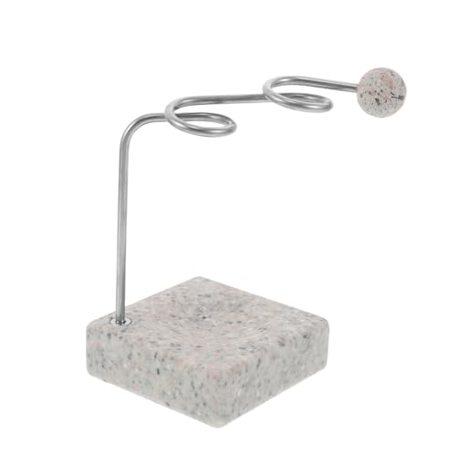 NOLITOY ステンレス製歯ブラシスタンド 樹脂ベース付き 無孔設計で衛生的 乾燥促進 バスルーム用カウンタートップ収納 創意デザインで洗練