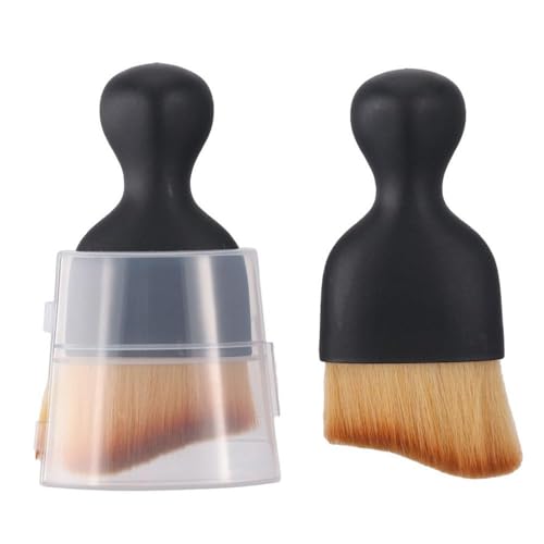 BYOBYO Yellow 2Pcs Car Bristle Cleaning Brush,Car Detailing Brush,Car Interior Cleaning Tool,Car Dashboard Detail Dusting Brush for Car,Home,Computer