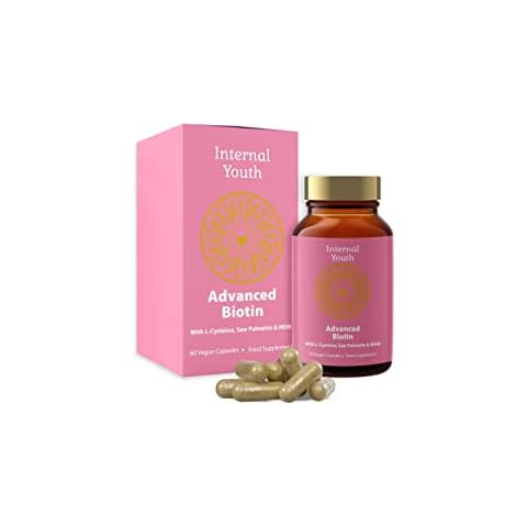 Advanced Biotin for Hair Growth - Healthy Hair, Skin and Nails for Women and Men - Stronger and Less Brittle Hair and Nails - Radiant Glowing Skin Cover
