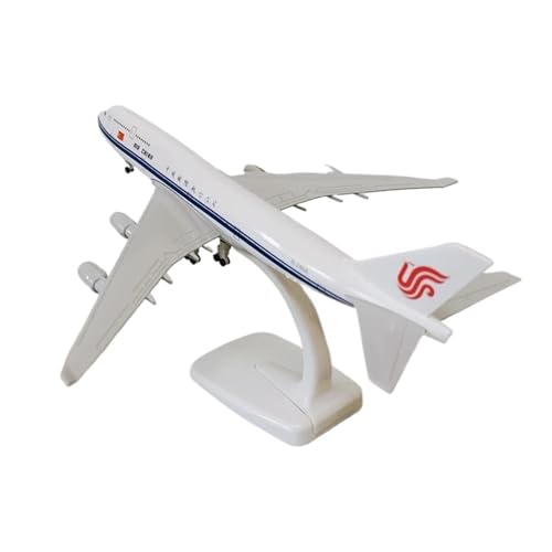 Modelo de avión a escala Boeing 747 China Airlines de aleación miniatura con tren de aterrizaje