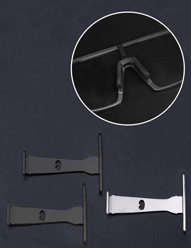 Image of Metallic Replacement Wicket for Oakley Sutro OO9406 /Sutro Asian Fit OO9406A /Sutro S OO9462 Sunglasses - Black+Black+Silver