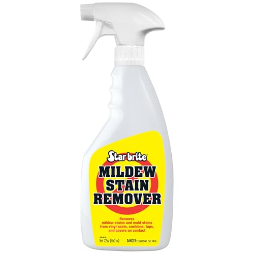 STAR BRITE Mildew Stain Remover + Cleaner Removes Stains on Contact - 22 OZ (085616SS)