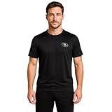 NFL Playera Deportiva San Francisco 49ers Negro para Hombre, Talla Grande