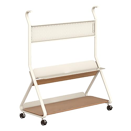 Soporte móvil para TV con ruedas, ajustable para 50-75 pulg