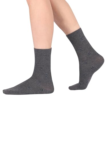 Image of Jockey 7104 Men's Compact Cotton Stretch Crew Length Socks with Stay Fresh Treatment (Pack of 3 Pattern May Vary)
