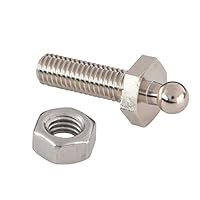 Viti Filettate Marine LOXX M5x10mm - Set Da 10 In Ottone Nichelato Per Nautica - Foto 3