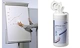 DURABLE Weißwandtafel-Reinigunstücher WHITEBOARD box, Sie erhalten 1 Packung, Packungsinhalt: 100 Tücher