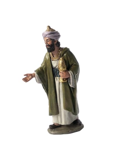 Triciclo Editores Figura Belen J.L. Mayo Serie 11 cm Reyes Adorando Melchor Bel118