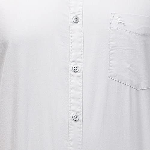 Image of Parx Men's Pure Cotton Solid Pattern Slim Fit Semi Cutaway Collar Full Sleeve Casual Shirt