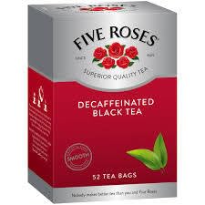 Five Roses Decaffeinated Black Tea, 52 Tea Bags (2 x Boxes)