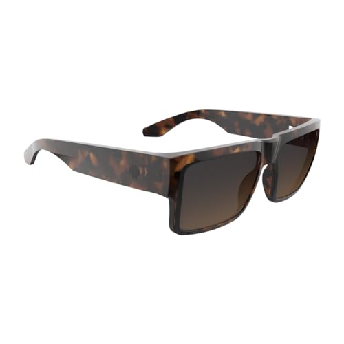 Image of SPY+ - CYRUS, Honey Tort, Happy Dark Brown Fade, Medium-Large, Sunglasses, Unisex, Adult