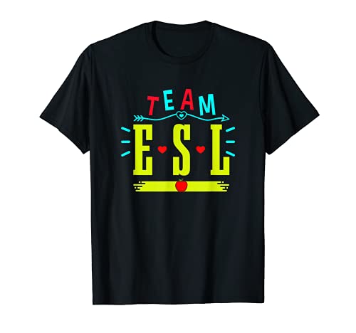 ESL Teacher & Students ESOL English Language Camiseta