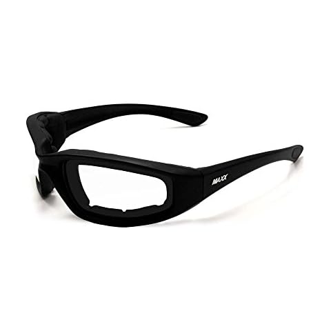 maxx Sunglasses 2017 TR90 Foam Black Clear Lens Cover