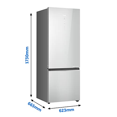 Haier 376 L 3 Star Double Door Bottom Mount Refrigerator(HRB-3964PMG-E, Mirror Glass,Glass Door, Con amazinggiftidea-com